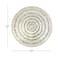 27" Beige Mother of Pearl Coastal Ornamental Wall Decor